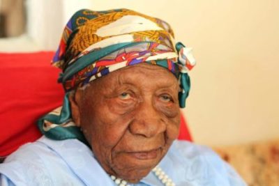 Blog image - worlds oldest person - Jamaica - Violet Brown
