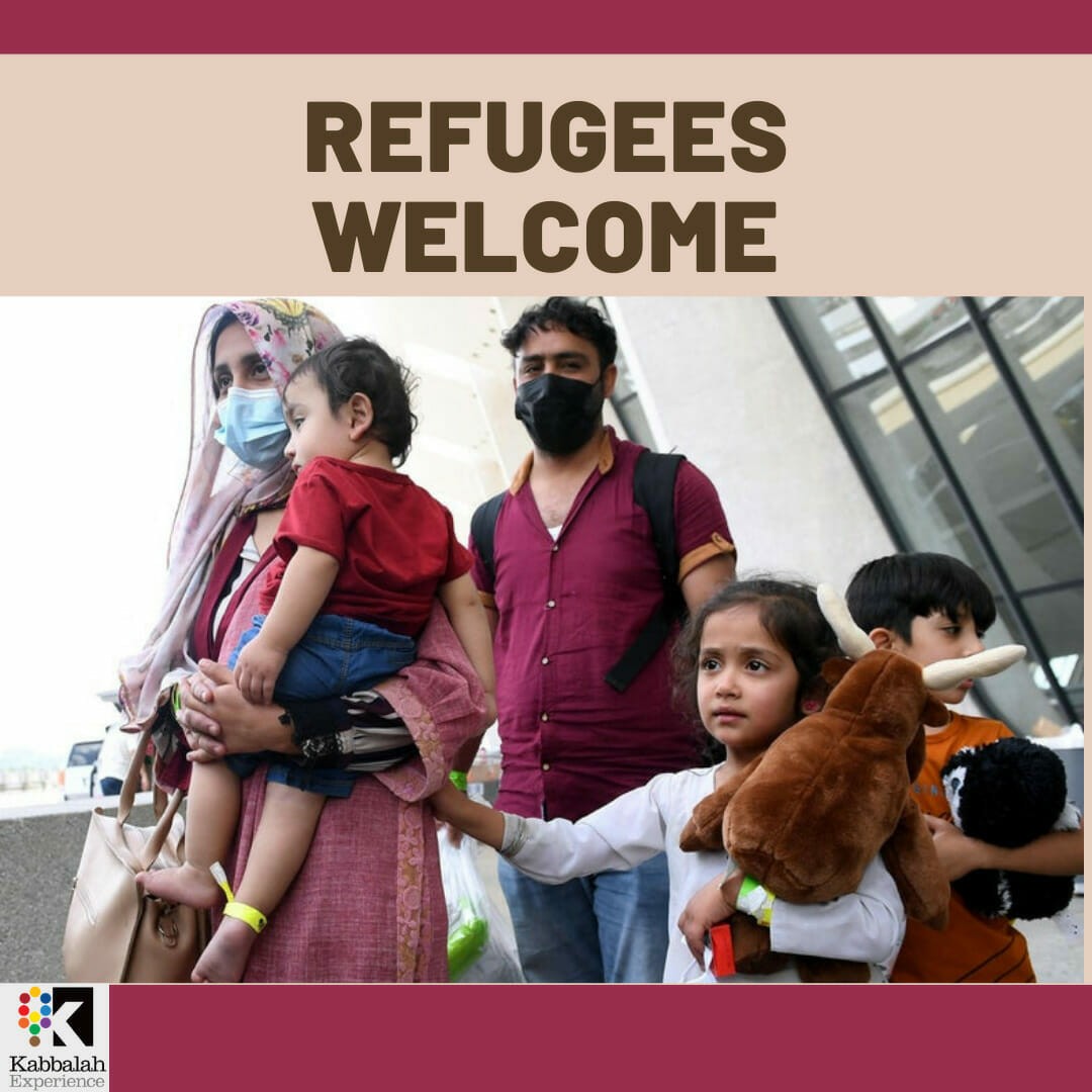 Refugees welcomed at kabbalah experience