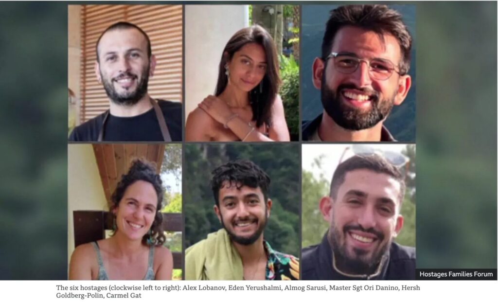 hostages murdered Aug 2024