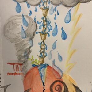 creativity and kabbalah- image of hod painting